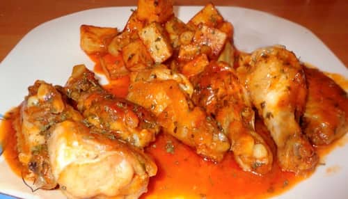Receta de pollo en salsa